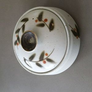 Vintage Otagiri Handmade Ceramic "Bittersweet" Round Covered Casserole 9 X3.5”